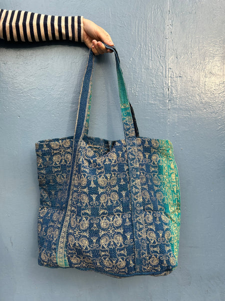 Kantha Tote #13