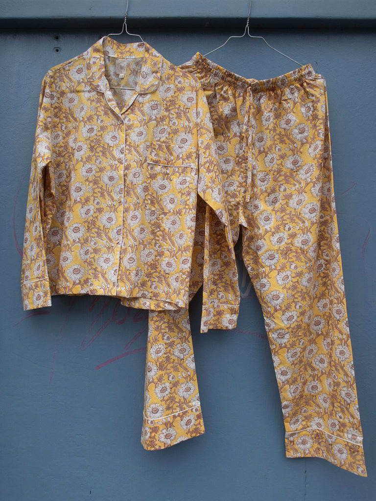 Pyjamas Blockprint - Yellow