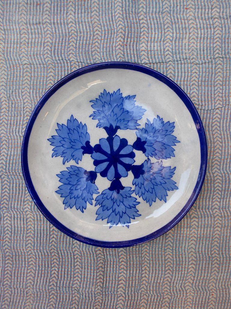 Blue Pottery Platter - 20