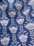 Pyjamas Blockprint - Navy Blue w. White Flower