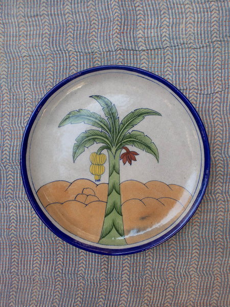 Blue Pottery Platter - 21