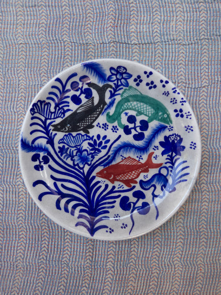 Blue Pottery Platter - 23