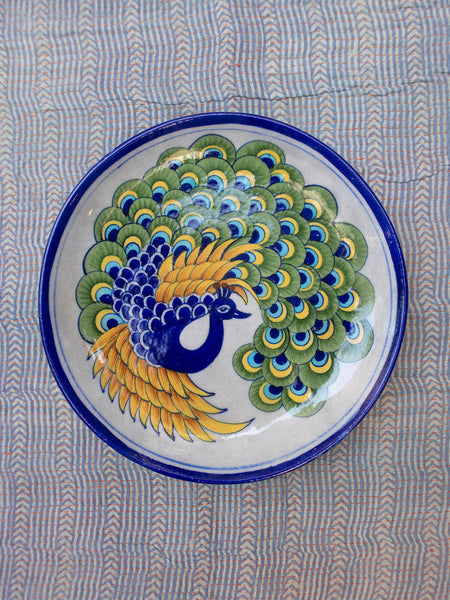 Blue Pottery Platter - 24