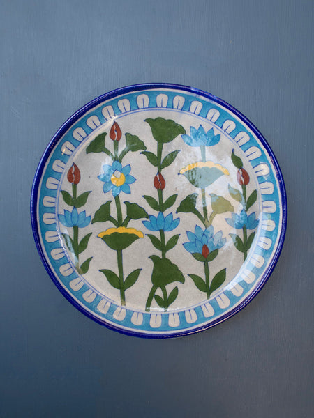 Blue Pottery Platter - 26