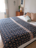 Kantha Throw 319 black