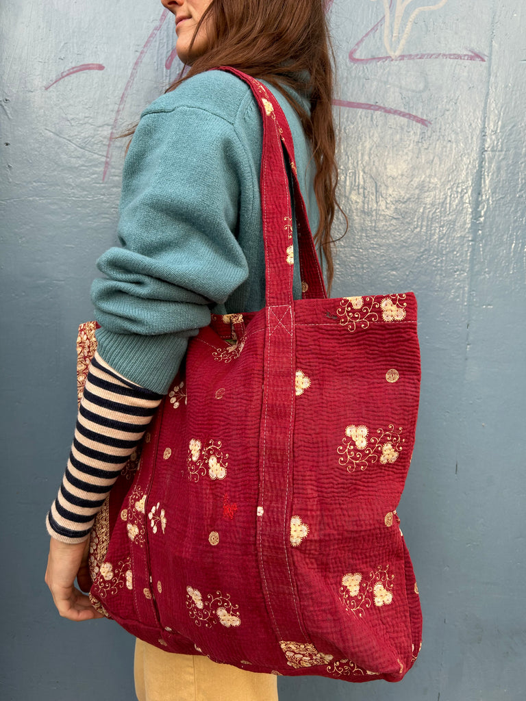 Kantha Tote #16