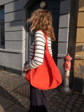 Suede Shopper Bag Marrakech - Red