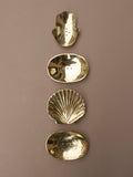 Soapdish Seashell Brass