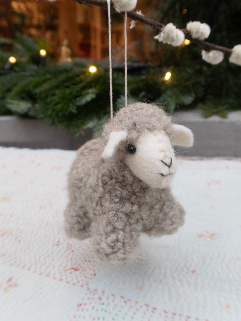 Nepali Felt Sheep - Grey