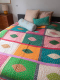 Jaipur Patchwork Bedspread - 04