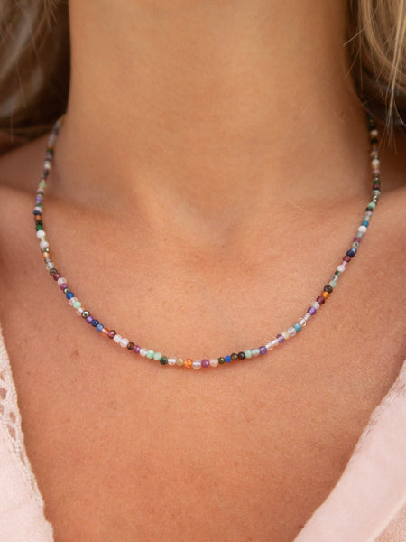 Necklace Mineral Stones - Multi
