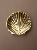 Soapdish Seashell Brass