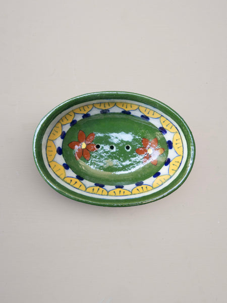 Blue Pottery Soap Dish - 02